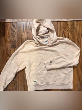 Tracksmith Hoodie Cream Oatmeal Women's M